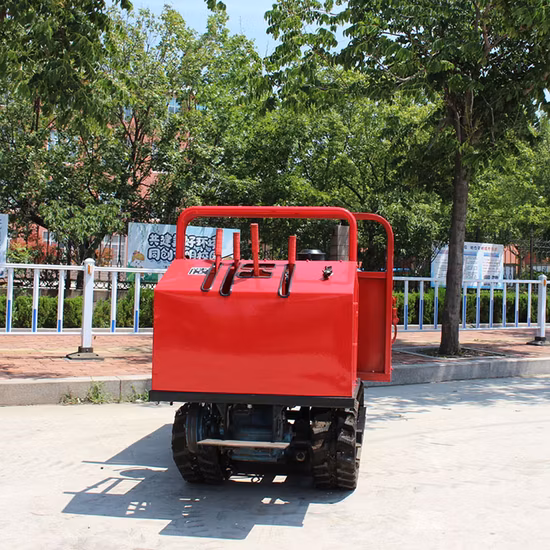Preço competitivo mini dumper de esteira com rops dobráveis ​​como padrão