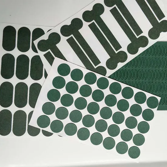 Pacote de isolamento de papel de peixe elétrico personalizado fita de junta de isolamento papel de peixe para baterias
