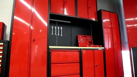 Kinbox 14 peças novo design metal econômico bancada garagem armário de ferramentas de armazenamento
